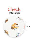 可愛刺蝟之旅圖案 OEKO-TEX® 布料,動物布料,韓國製造,由 Half Yard 生產